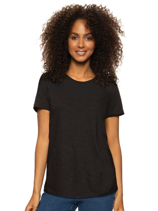 Slub Jersey Crew Neck T-Shirt