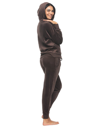 Luxe Velour Zip Hoodie Set