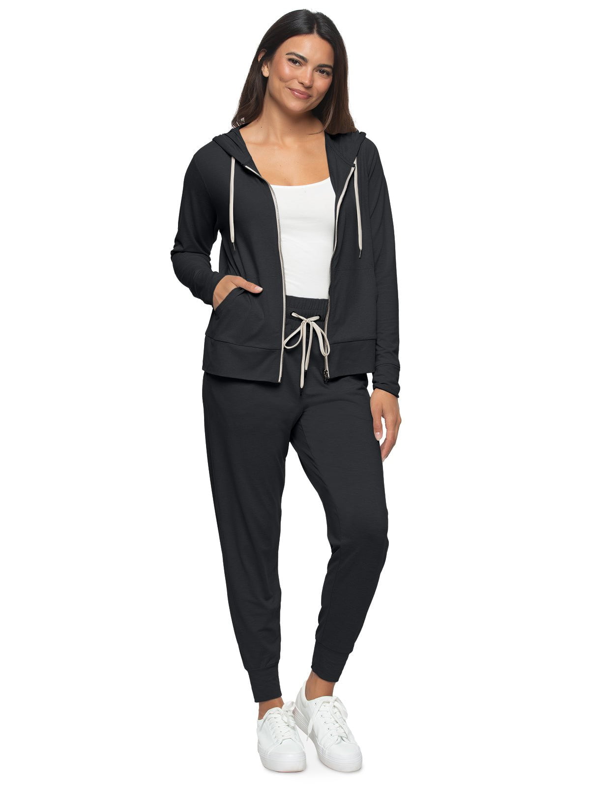 Lightweight Zip Hoodie and Jogger Set – Felina