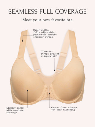 Utopia Front-Close Racerback T-Shirt Bra