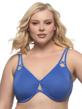 Amaranth Unlined Minimizer Bra