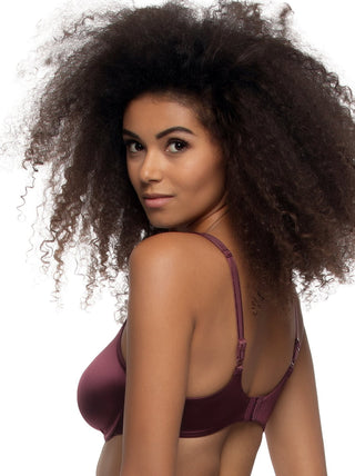 Stellar Smooth Satin Unlined Underwire Bra