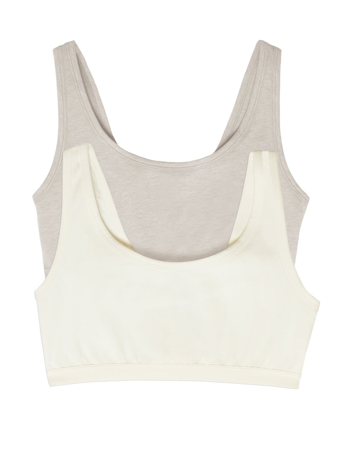 Organic Cotton Stretch Bralette 2-Pack