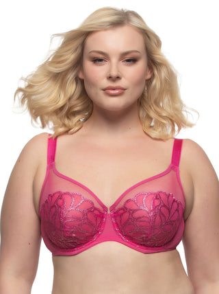 Lotus Embroidered Unlined Bra