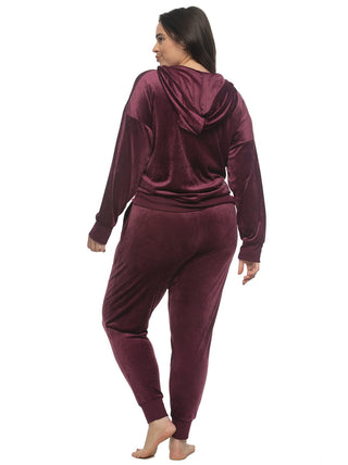 Luxe Velour Zip Hoodie and Jogger Set
