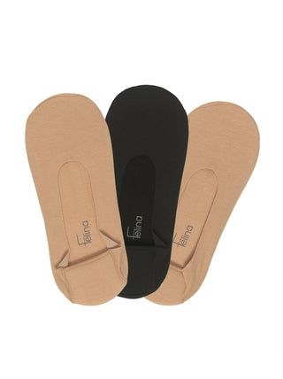 Liner Socks with Heel Protection 3-Pack