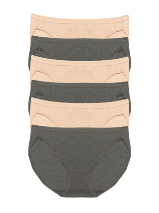 Organic Cotton Stretch Bikini 6-Pack