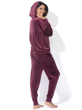 Luxe Velour Zip Hoodie and Jogger Set