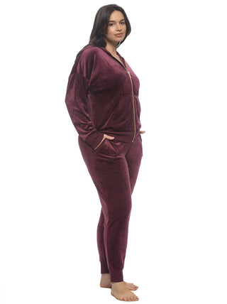 Luxe Velour Zip Hoodie and Jogger Set