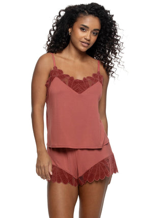 Sienna Chenille Lace Shorts & Cami Set