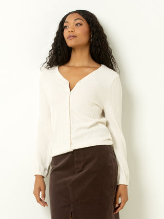 Single Stitch Cable Knit Cardigan