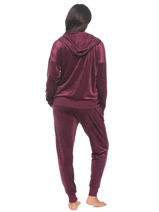 Luxe Velour Zip Hoodie and Jogger Set