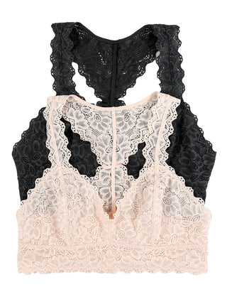 Lace Bralette 2-Pack by Unique Moments®