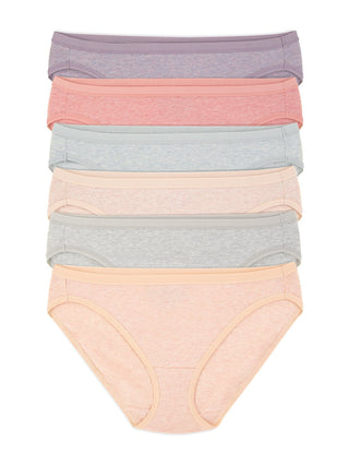 Organic Cotton Stretch Bikini 6-Pack