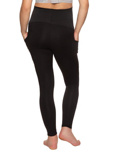 Sueded Pocket Maternity Leggings