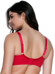 Lotus Embroidered Unlined Bra