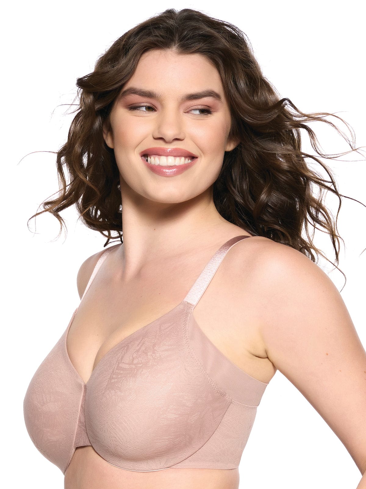 Paramour Brushed Micro Low Plunge Contour Bra to H Cup