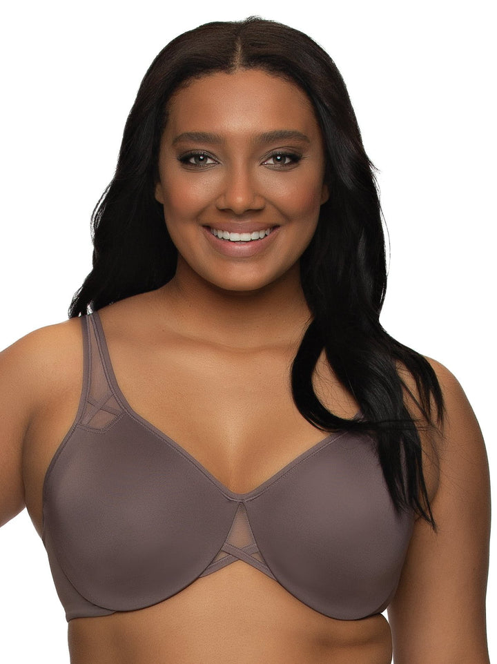 Paramour by Felina - Marvelous Side Smoothing T-Shirt Bra - Bras for Women,  Seamless Bra, Lingerie for Women, Plus Size Bra (Color Options) (Sparrow,  38C) 