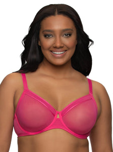 Ethereal Sheer Mesh Unlined Underwire Bra