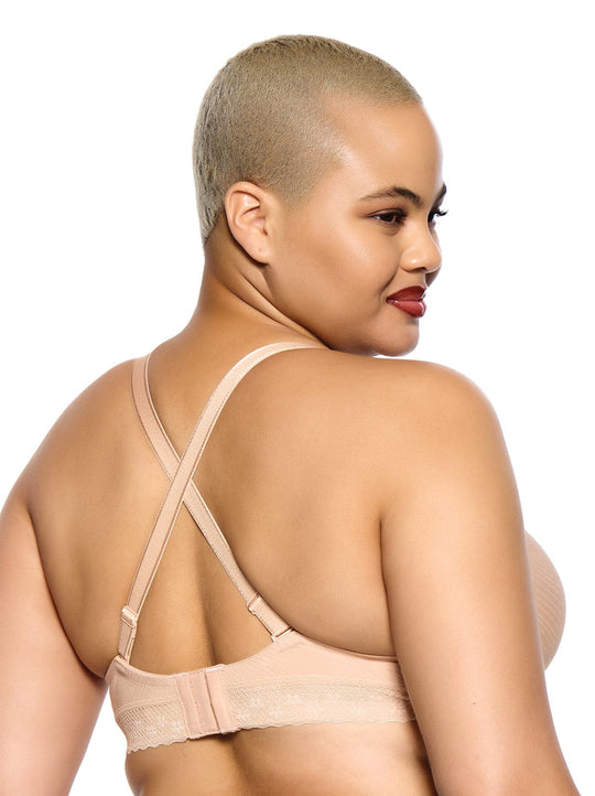 Aubrie Cushion Comfort Bra w/ Multi-way Straps