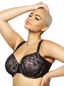Jessamine Side Smoother Contour Bra - black