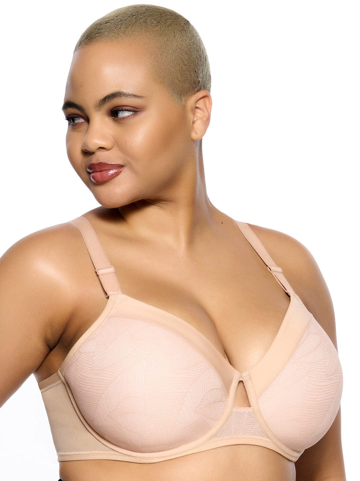 Delightful Seamless Breathable Lace Contour Bra
