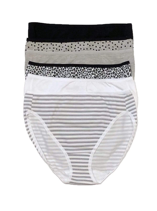Cotton Modal Stretch Hi Cut Panty 6-Pack