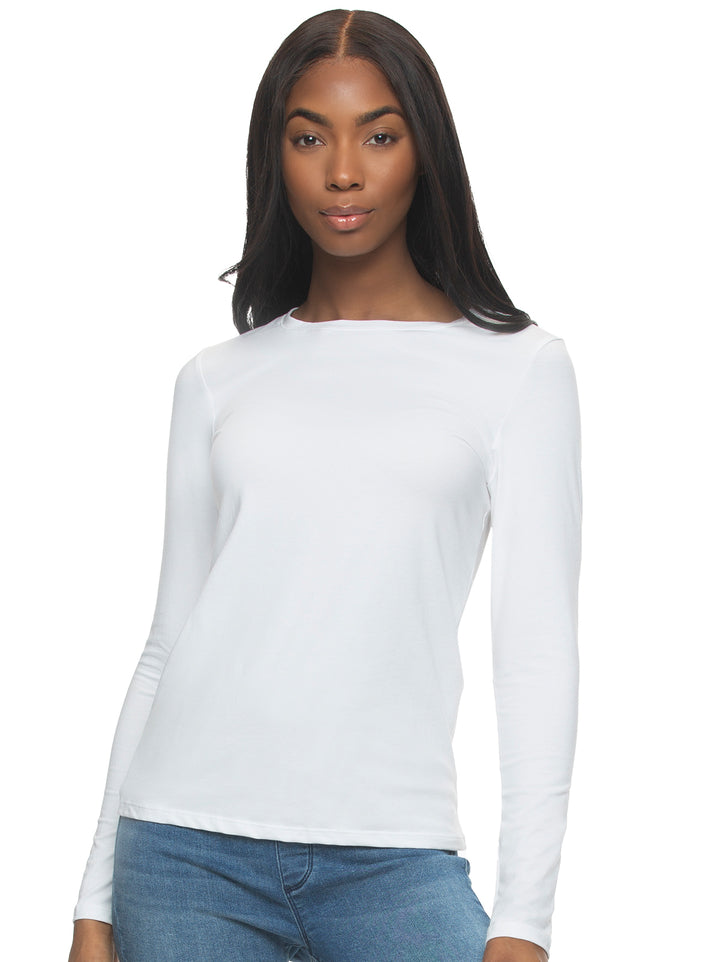 womens long sleeve white shirts and tees