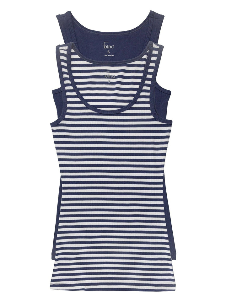 Cotton Ribbed Tank Top 2-Pack
