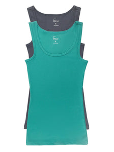 Cotton Ribbed Tank Top 2-Pack
