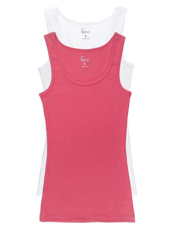 Cotton Ribbed Tank Top 2-Pack