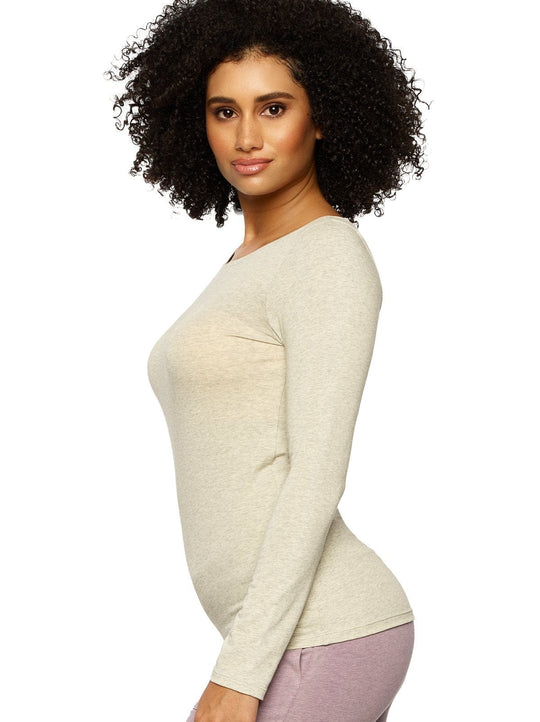 Organic Cotton Stretch Long Sleeve Tee