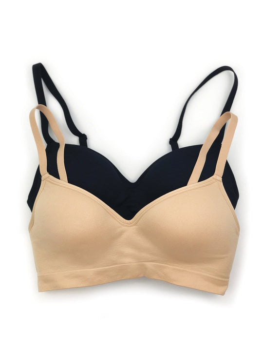 Ultra Smooth Wireless Bralette 2-Pack