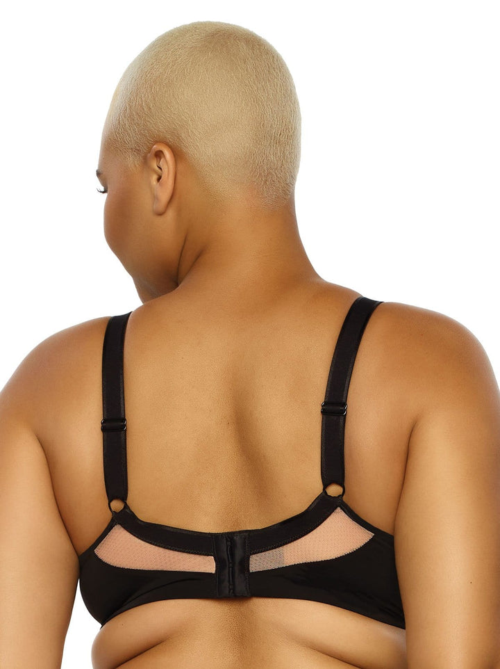 Amaranth Plush T-Shirt Bra w/ Sheer Details