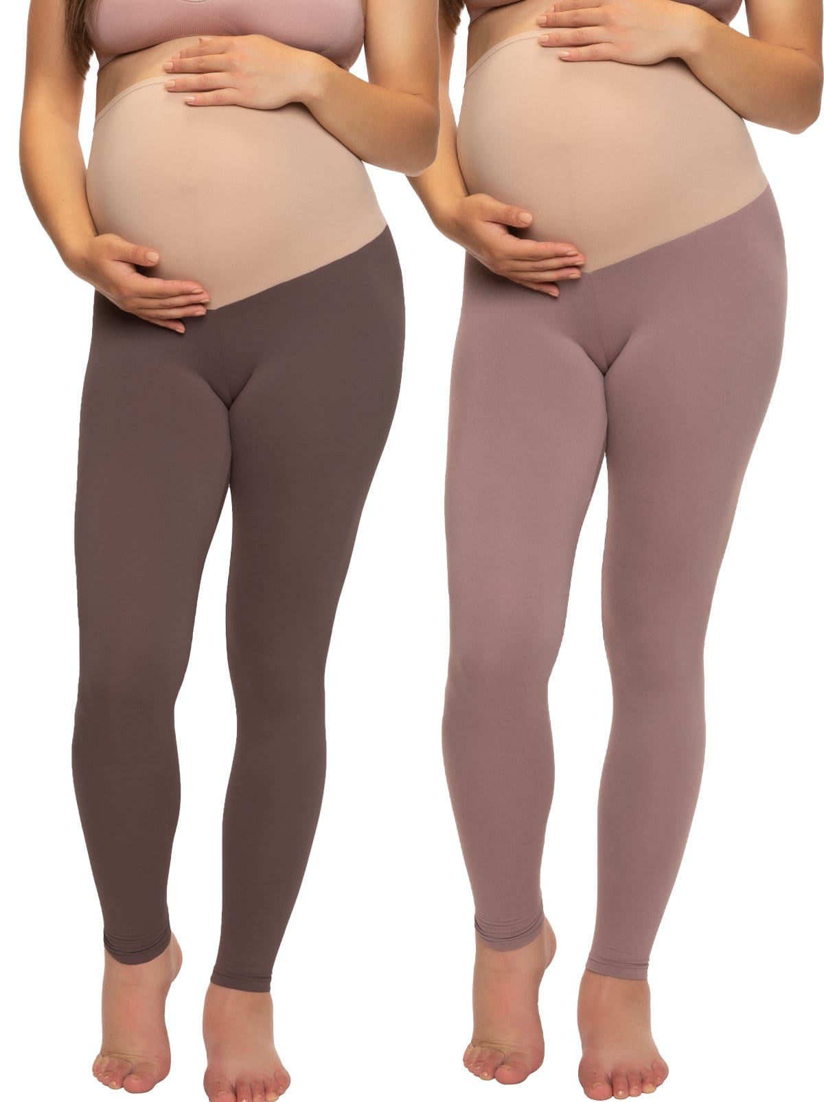 Velvety Soft Maternity Leggings 2-Pack