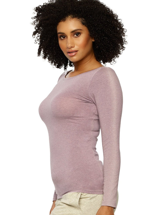Organic Cotton Stretch Long Sleeve Tee