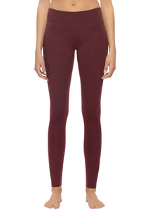sueded legging color-wild wine