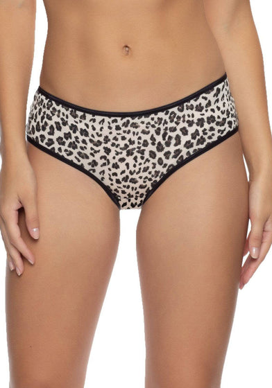 So Smooth Low Rise Modal Hipster color-cheetah