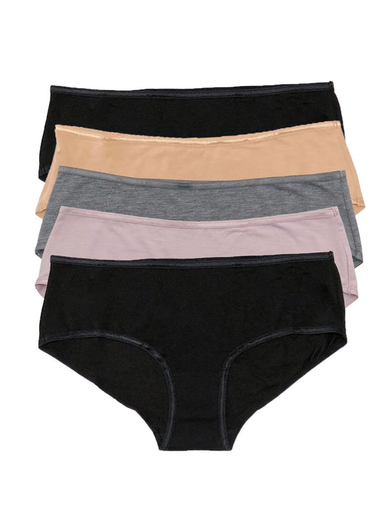 So Smooth Modal Low Rise Hipster 5-Pack