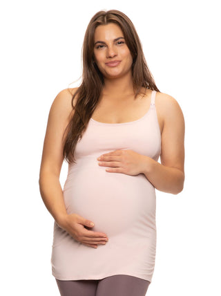 Cotton Modal Maternity Cami with Nursing Clips