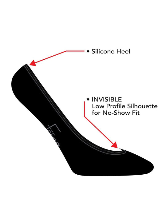 Invisible Bamboo Liner Socks 3-Pack