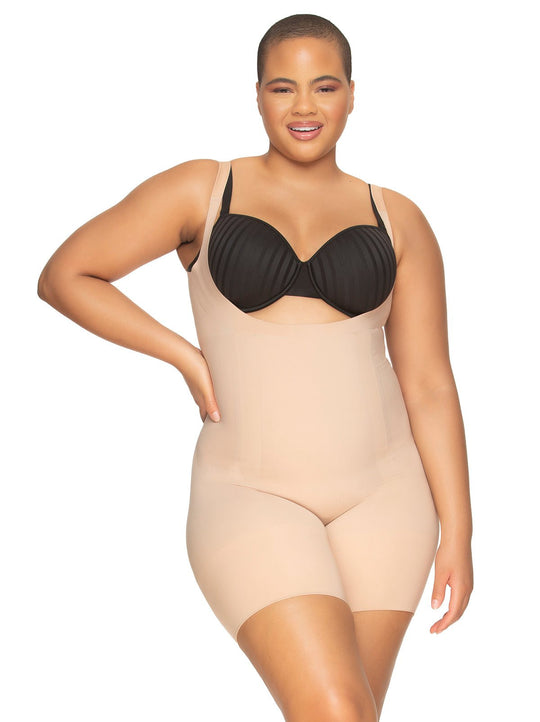 Fusion Mid-Thigh Shapewear Bodysuit