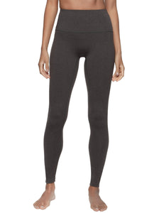 Velvety Soft High-Waisted Legging - color heather charcoal