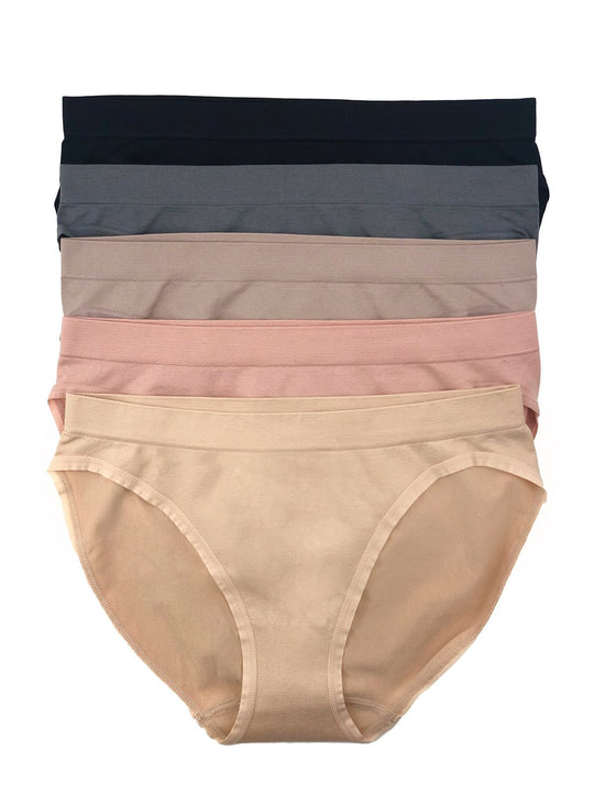 Super Soft Seamless Bikini 5-Pack