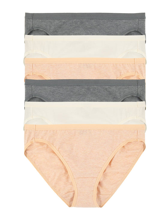 Organic Cotton Stretch Bikini 6-Pack