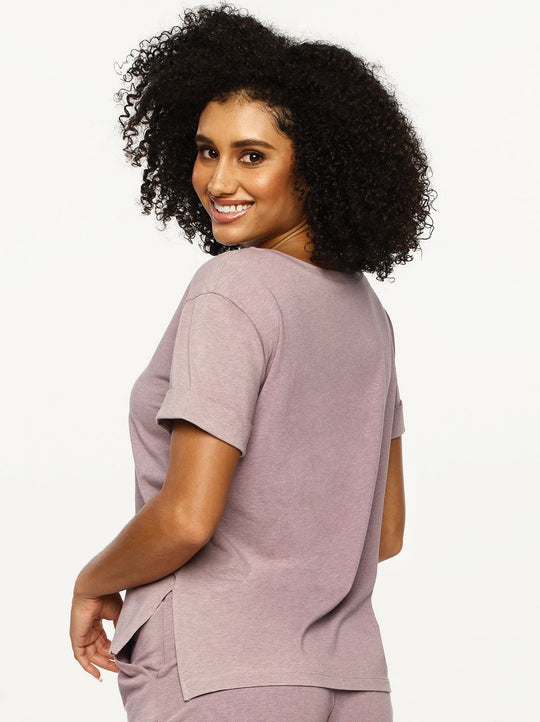 Organic Cotton Stretch Scoop-Neck Tee 2-Pack