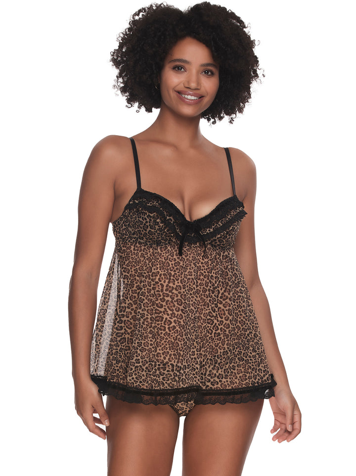 Ruffles Galore Chemise with Hipster Panty