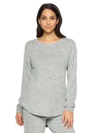 Felina Victoria Long Sleeve Crew Neck color-heather gray