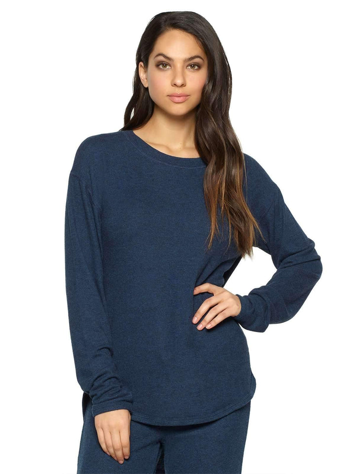 Felina Victoria Long Sleeve Crew Neck color-navy