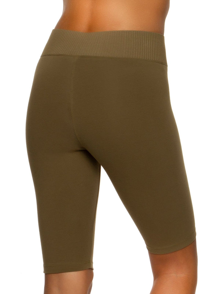Lurra Cotton Spandex Bike Shorts - color Beech